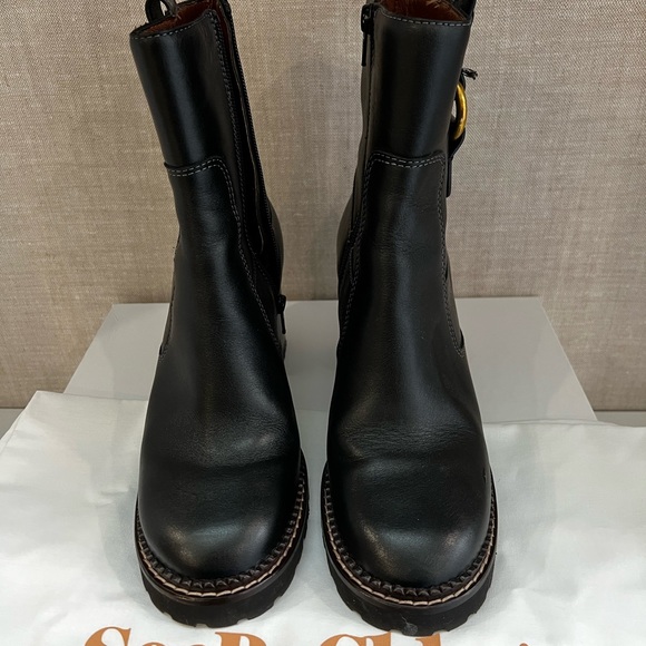 NWT See By Chloe Mid calf Erine Loafer - size 39 (US size 8) - Picture 2 of 8